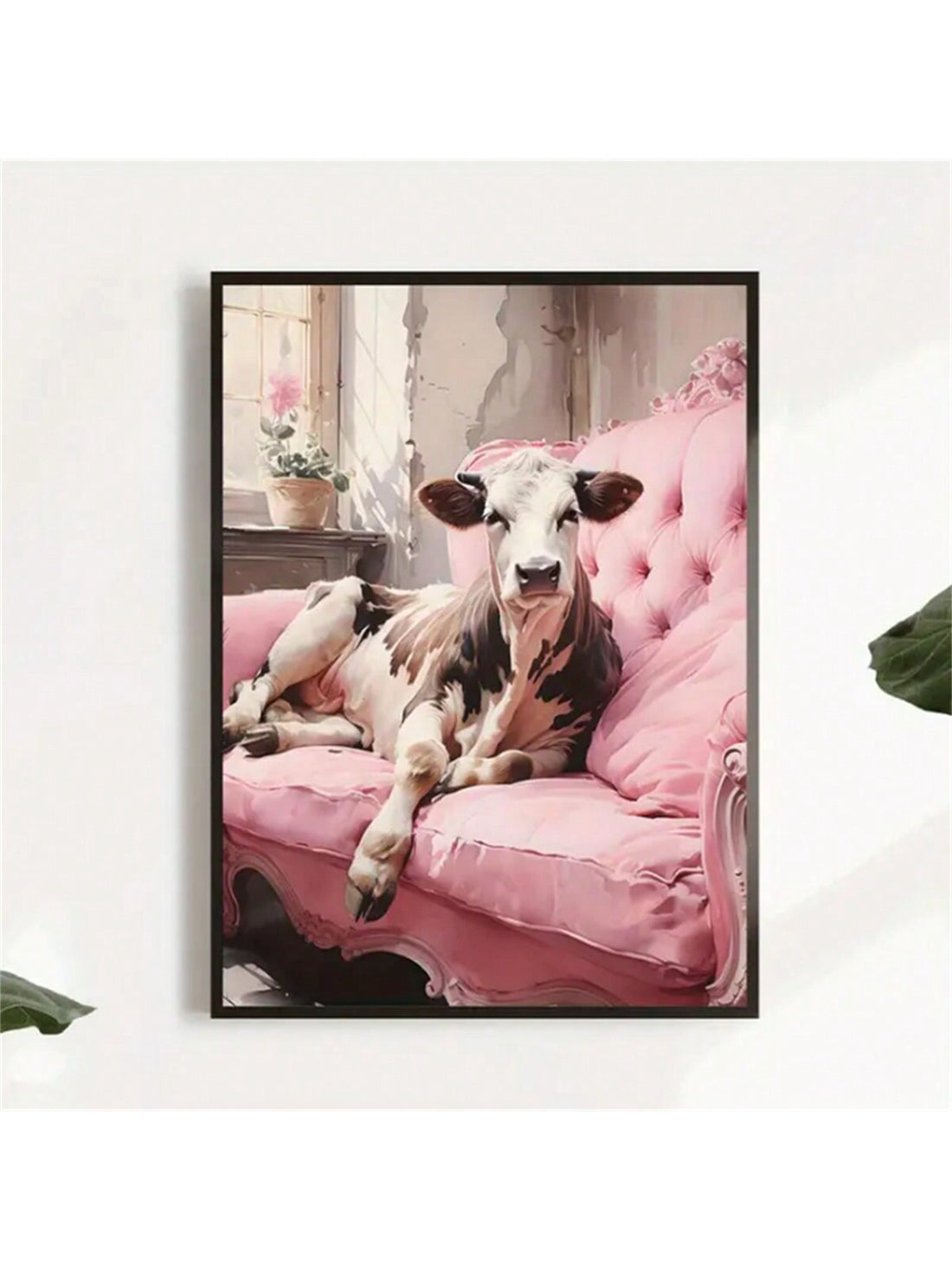 Transform your living space with this Modern Vintage Pink Cow Canvas Poster. Perfect for any room, this poster adds a touch of charm and personality to your home decor. Made with high-quality canvas and no frame, it makes a unique and thoughtful gift for anyone looking to add a modern and vintage touch to their office, bedroom, or dormitory.