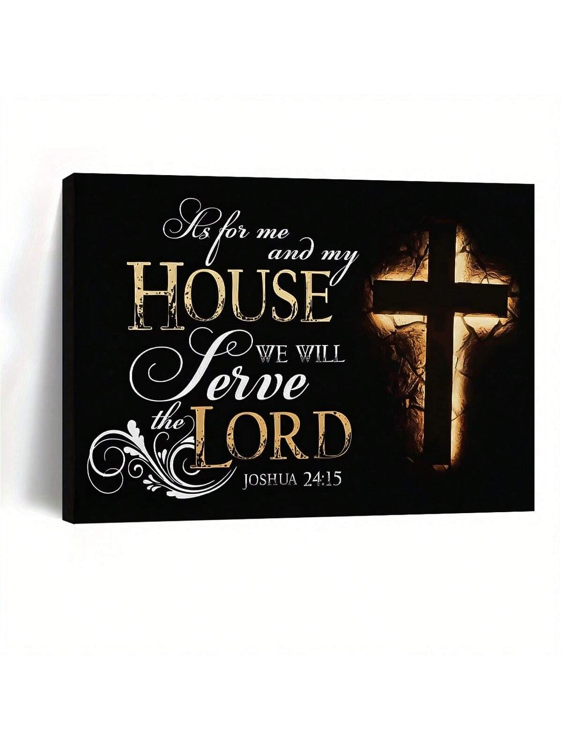 Add a touch of spiritual inspiration to your home decor with the Joshua 2415 Bible Verses Canvas Painting Print. Perfect for living rooms and bedrooms, this high-quality print will remind you of the powerful message of faith and resilience found in Joshua 24:15.