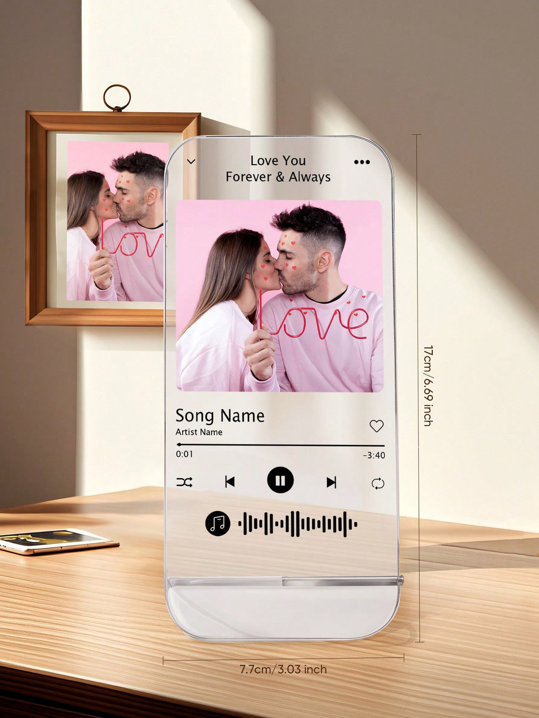 Elevate your gifting with our Personalized Acrylic Photo Phone Holder! Preserve cherished memories on a sleek, durable phone stand. A perfect gift for any occasion, customize with any photo for a truly special touch. The perfect combination of practicality and sentimentality. Order yours now!