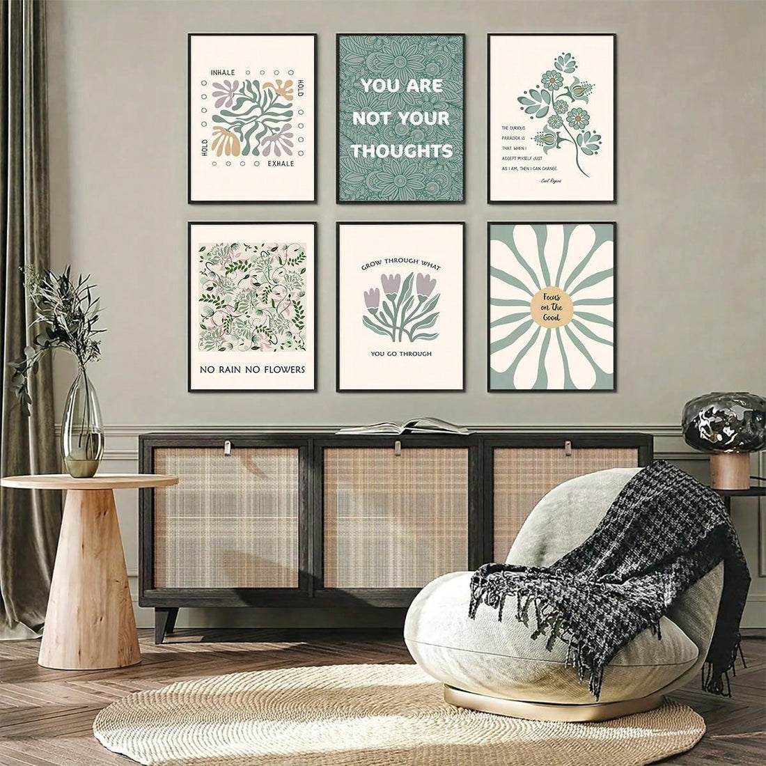 Enhance your office decor with our Empower Your Space Canvas Posters. This set of six inspiring mental health posters serves as a reminder to prioritize well-being in the workplace. Each poster features a unique message to uplift and motivate employees. Transform your space and promote a positive and supportive work environment.