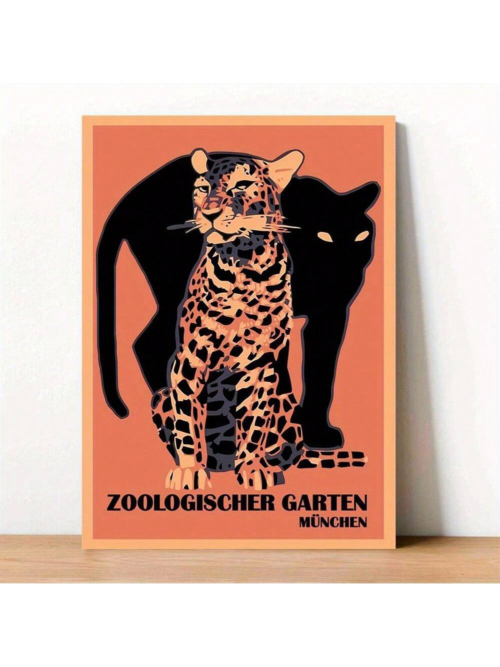 Enhance your space with a vintage touch of the wild with this Zoo Cheetah canvas poster. Featuring stunning imagery, this poster adds a unique and stylish element to any room. Perfect for animal lovers and those looking to add some personality to their space.