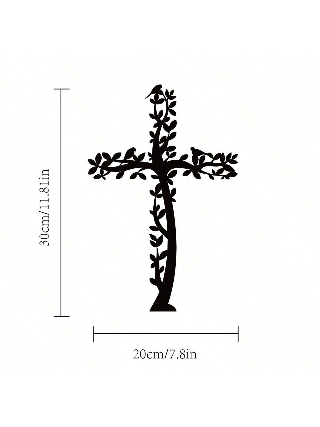 Add a touch of elegance and faith to your living room with our Graceful Cross Metal Wall Art Tree with Birds. Each piece is expertly crafted to create a stunning visual of intertwined branches and birds, representing the beauty of nature and the grace of Christianity. Perfect for housewarmings or as a thoughtful gift.