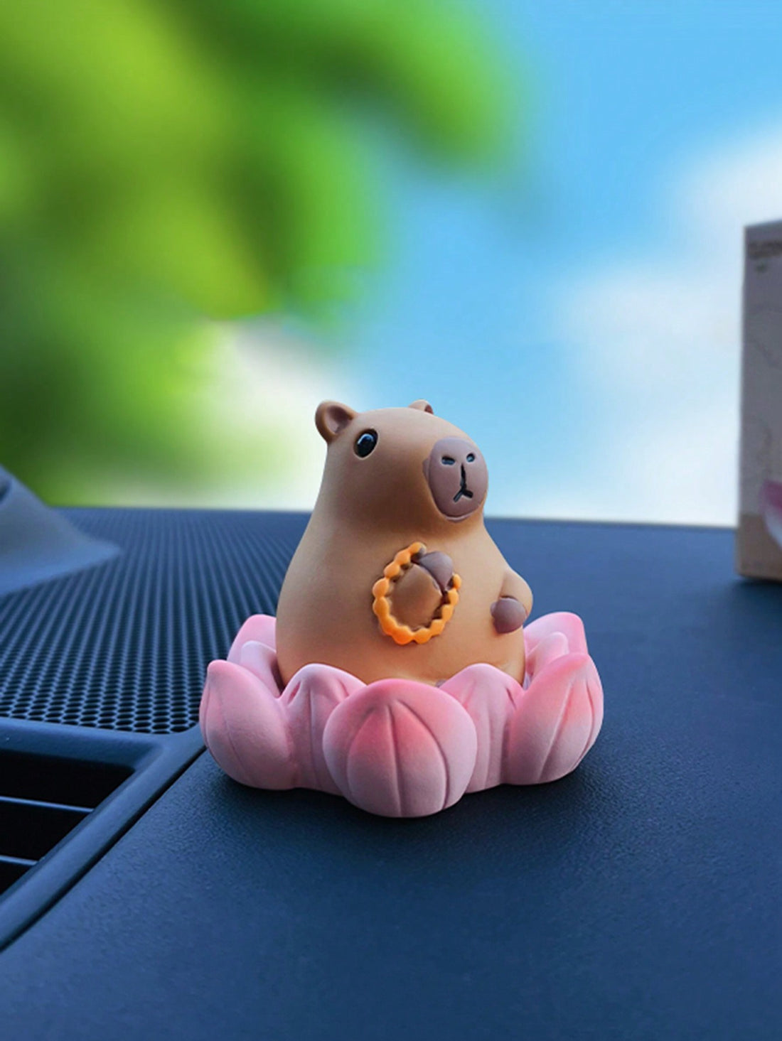 Add a touch of whimsy to your vehicle with our Adorable Hippopotamus Dashboard Ornament. Crafted with attention to detail, this hand-painted ornament will surely bring a smile to your face every time you drive. Made with high-quality materials, it is durable and built to last.