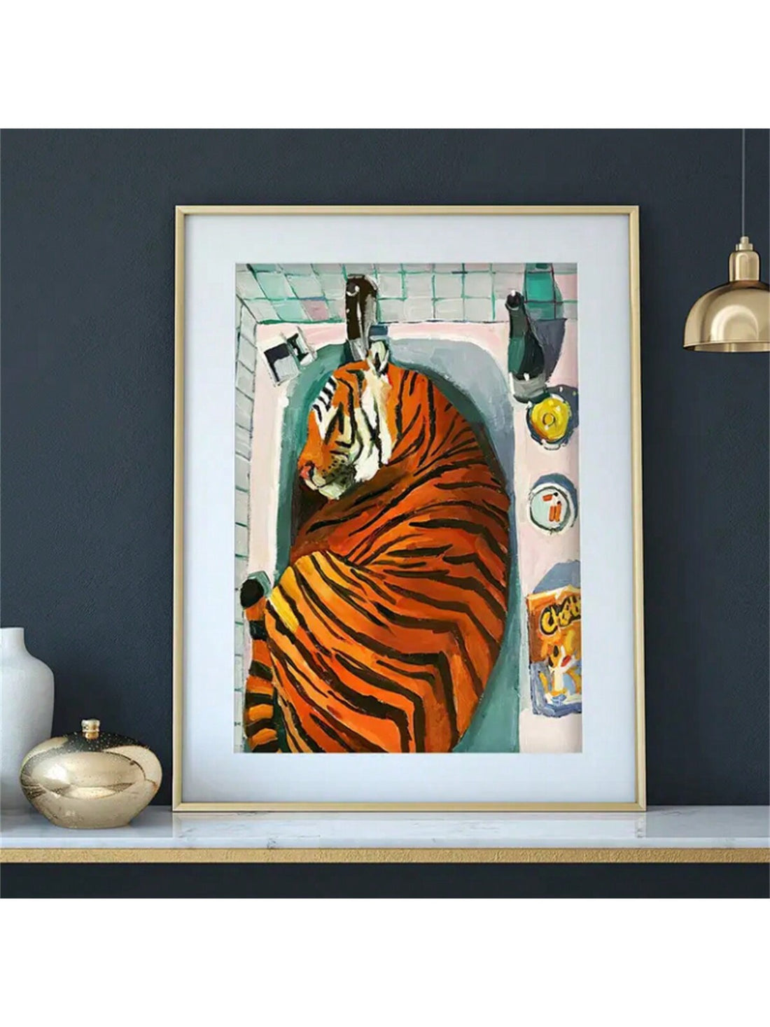 Elevate your home decor with our Vintage Sleeping Tiger Canvas Art. This stunning piece is perfect for any room, adding a touch of vintage charm and sophistication. Crafted with high-quality materials, it guarantees long-lasting beauty. Bring the perfect balance of elegance, class, and natural beauty to your living space.