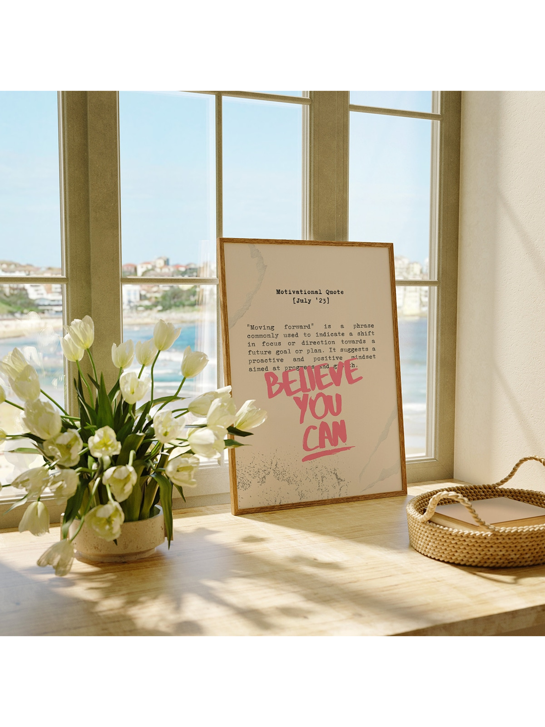 Transform any room into an inspiring space with the 'Believe You Can' motivational canvas poster from Empower Your Space. Featuring a sleek, unframed design, this high-quality poster serves as a daily reminder to always believe in yourself and your abilities. Perfect for any home or office, it's the perfect addition to any wall.