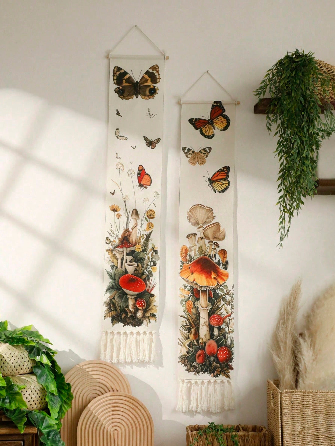 Bohemian Fringed Tapestry Wall Hanging for Stylish Home Decor