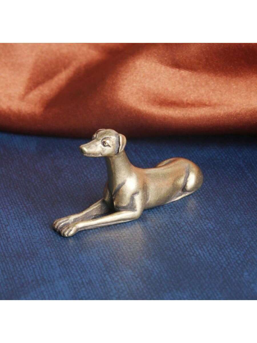 Expertly crafted with exquisite detail, this Vintage Greyhound Figurine is the perfect addition to any desk or shelf for pet lovers. Made with high-quality materials, this figurine captures the elegance and grace of the Greyhound breed, making it a must-have for any collector. Add a touch of sophistication to your home decor with this beautiful ornament.