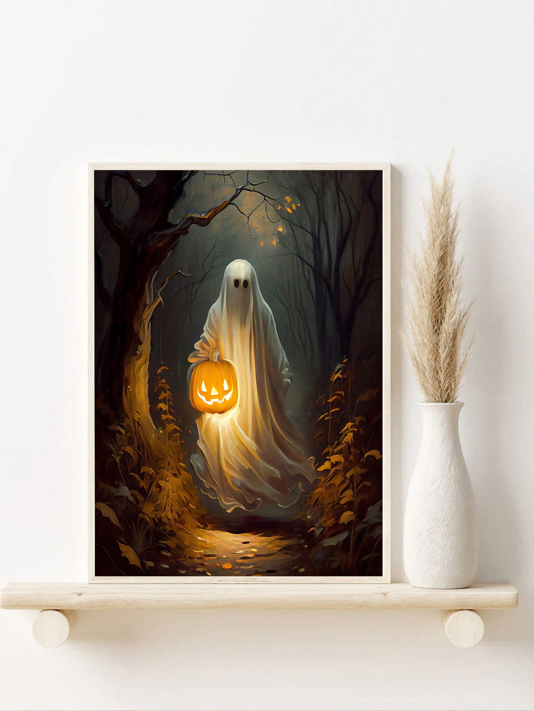 Add a touch of spookiness to your bedroom or living room with our Spooky Halloween Haunted House Canvas Poster. Featuring a hauntingly beautiful design, this poster is perfect for Halloween and year-round decor. Made with high-quality canvas, it's a durable and stylish addition to any room.