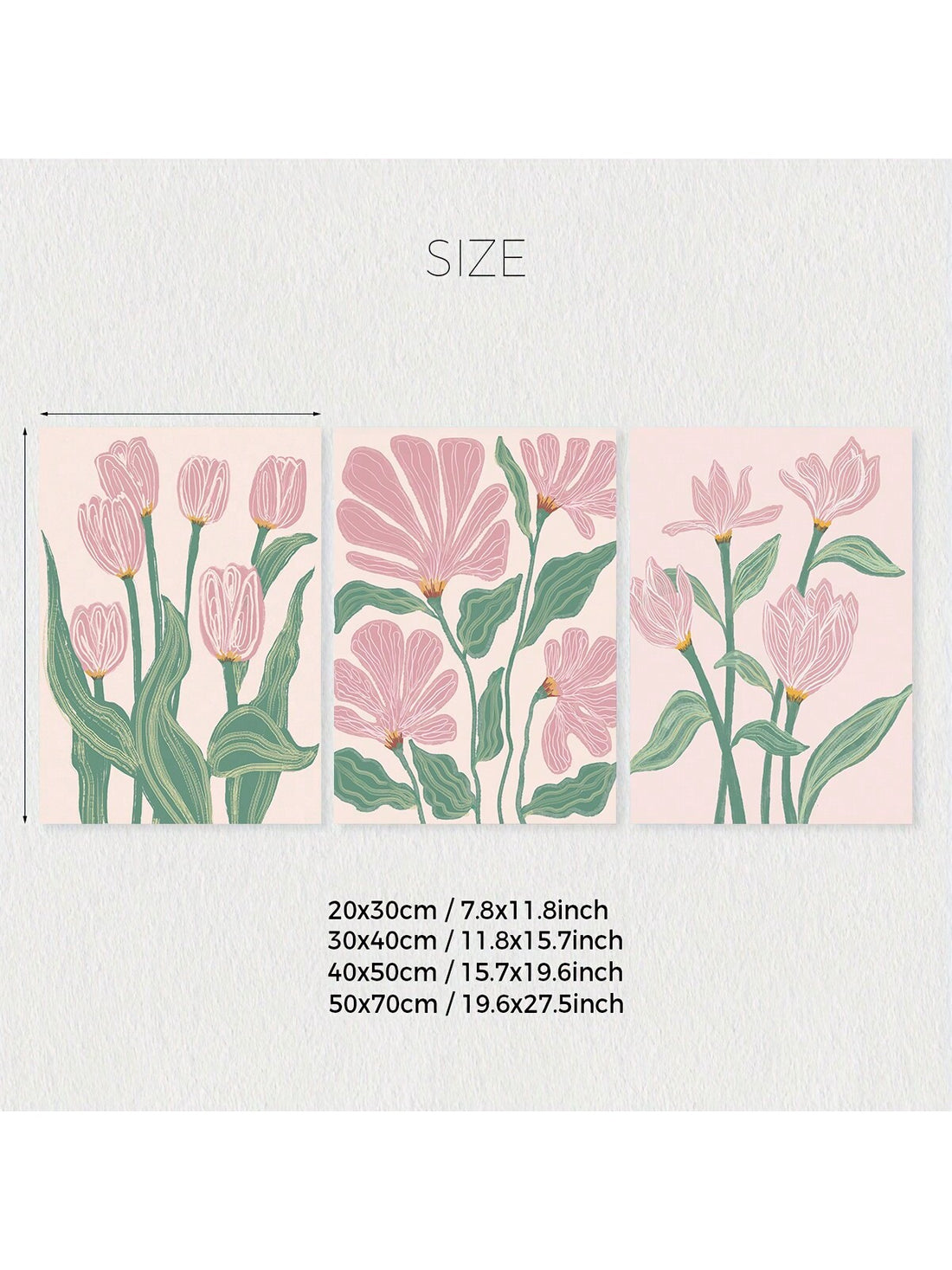 Add a touch of modern and chic style to your bedroom and hallway with our Boho Chic Floral Line Art Canvas Poster. This high-quality wall decor features a stylish line art design of delicate florals, adding a touch of elegance to any room.