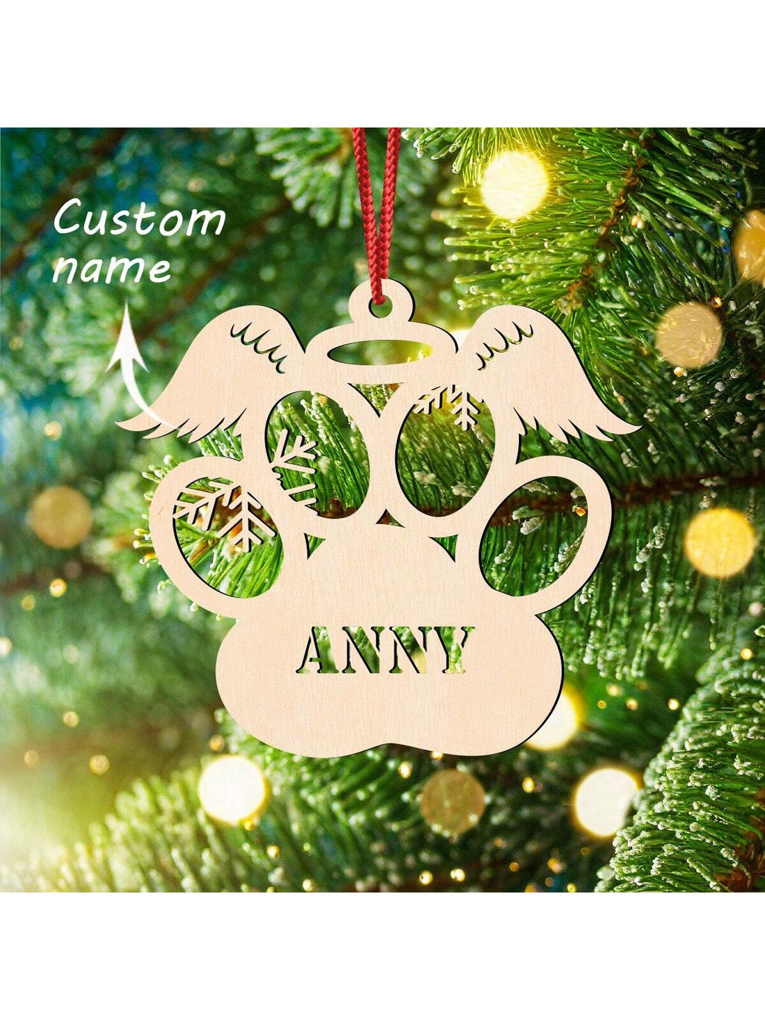 Make your friends' Christmas extra special with our Personalized Dog Pet Decorations. Each decoration is customized with their beloved furry friend's name, adding a personalized touch to their holiday decor. The perfect gift for any dog lover to cherish for years to come.