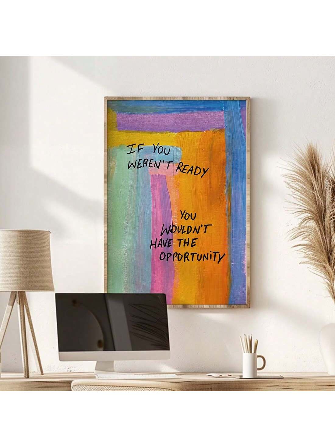 Expertly crafted with modern design, this frameless canvas art inspires growth and education. Perfect for any space, this piece serves as a constant reminder to strive for personal improvement and progress. Elevate your decor with this beautiful and meaningful piece.