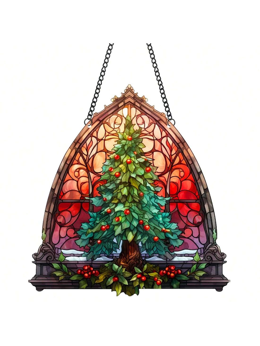 Enhance your holiday home decor with our Festive Acrylic Christmas Tree Suncatcher. Made with durable acrylic, this beautifully crafted suncatcher is sure to add a touch of holiday cheer to any room. Its festive design and vibrant colors will bring joy to all who see it. Perfect for the holiday season!