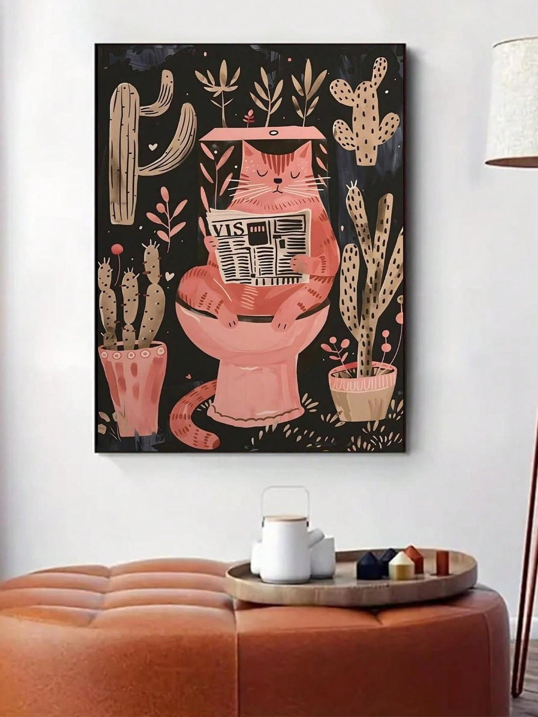 Elevate your home decor with this whimsical vintage cat art poster. Designed to add a touch of nostalgia and charm to any space, this poster features a playful feline in a colorful and charming vintage style. Perfect for cat lovers and art enthusiasts alike.