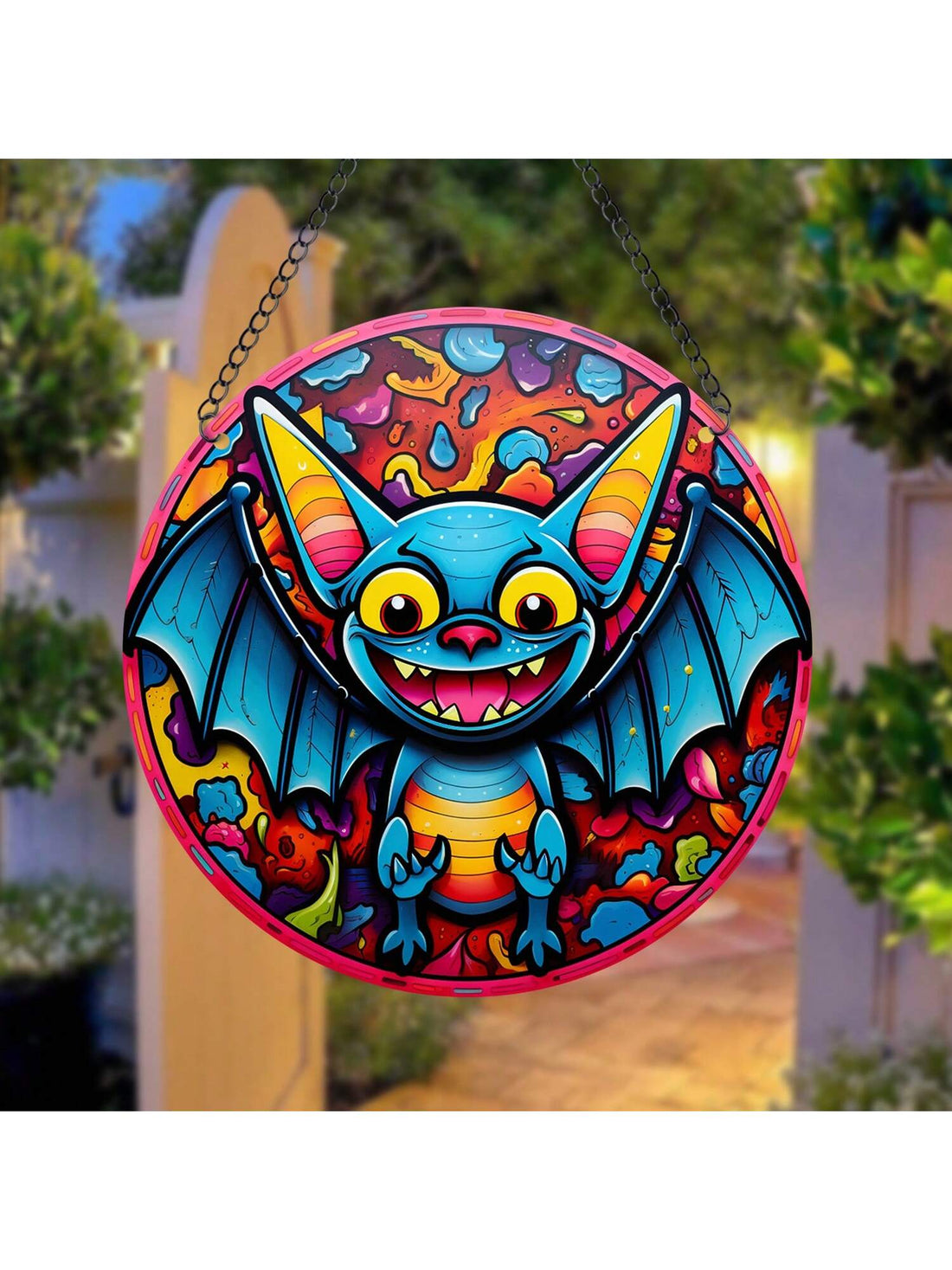 This Spooky Bat Window Suncatcher is the perfect addition to your Halloween decor. Made with high-quality materials, it features a charming bat design that will add a touch of spooky fun to any window in your home. With easy installation and durable construction, this suncatcher will last for many Halloweens to come.