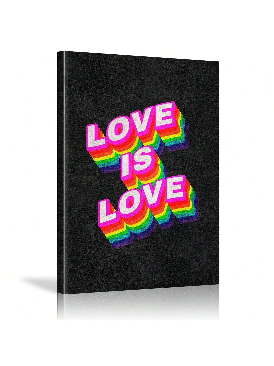 This inspirational wall art poster, "Embrace Love," promotes inclusion and acceptance of the LGBT community. With a beautiful design and motivational message, it serves as a reminder to spread love and support for all. Perfect for any space, this poster is sure to inspire and uplift.