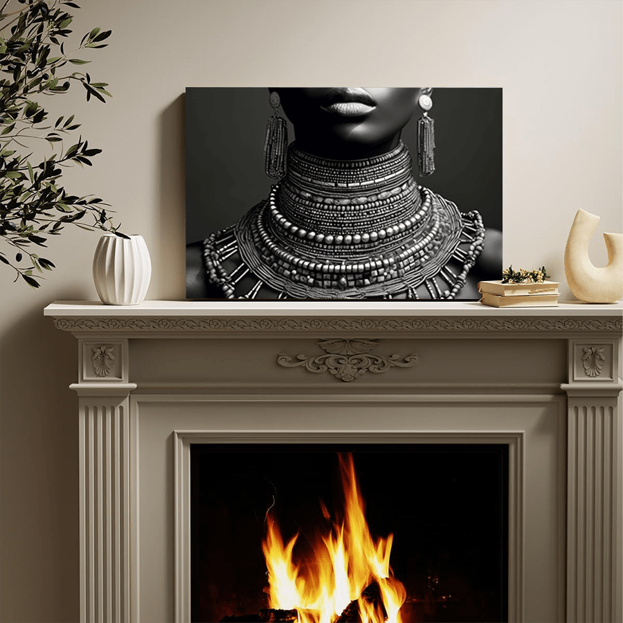 Upgrade your room's style with our Chic Fashion Girl Portrait Canvas Wall Art. This stunning piece of art adds a touch of elegance and sophistication to any space. Made with high-quality canvas and vibrant colors, it is the perfect choice for fashion lovers and anyone looking to elevate their decor.