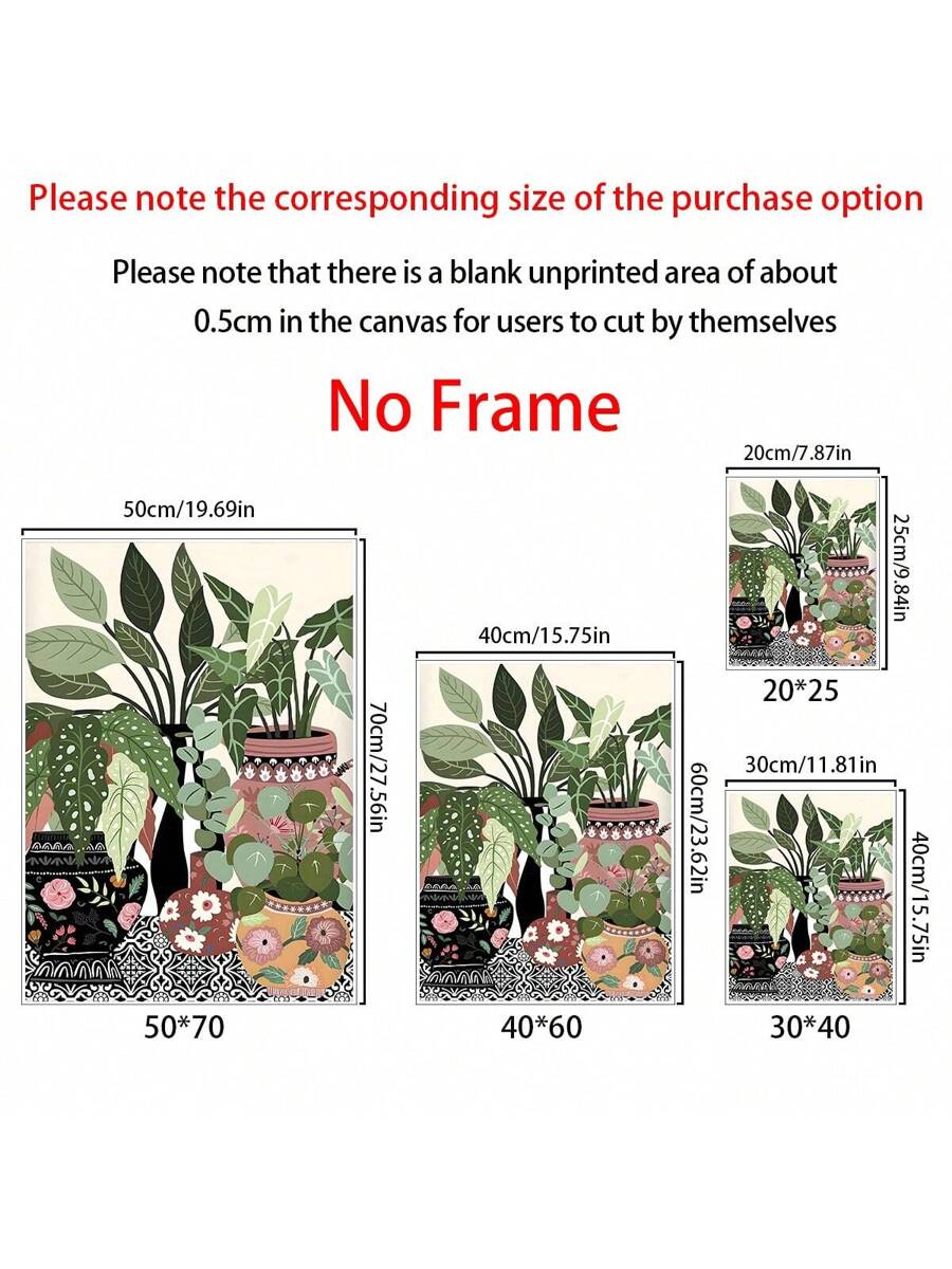 Bring a touch of bohemian elegance to your living room with our canvas poster featuring an antique vase and geo ceramic tile art. The vibrant floral design adds a pop of color to any space. Made with high-quality materials, this poster is a durable and stylish addition to your home deco