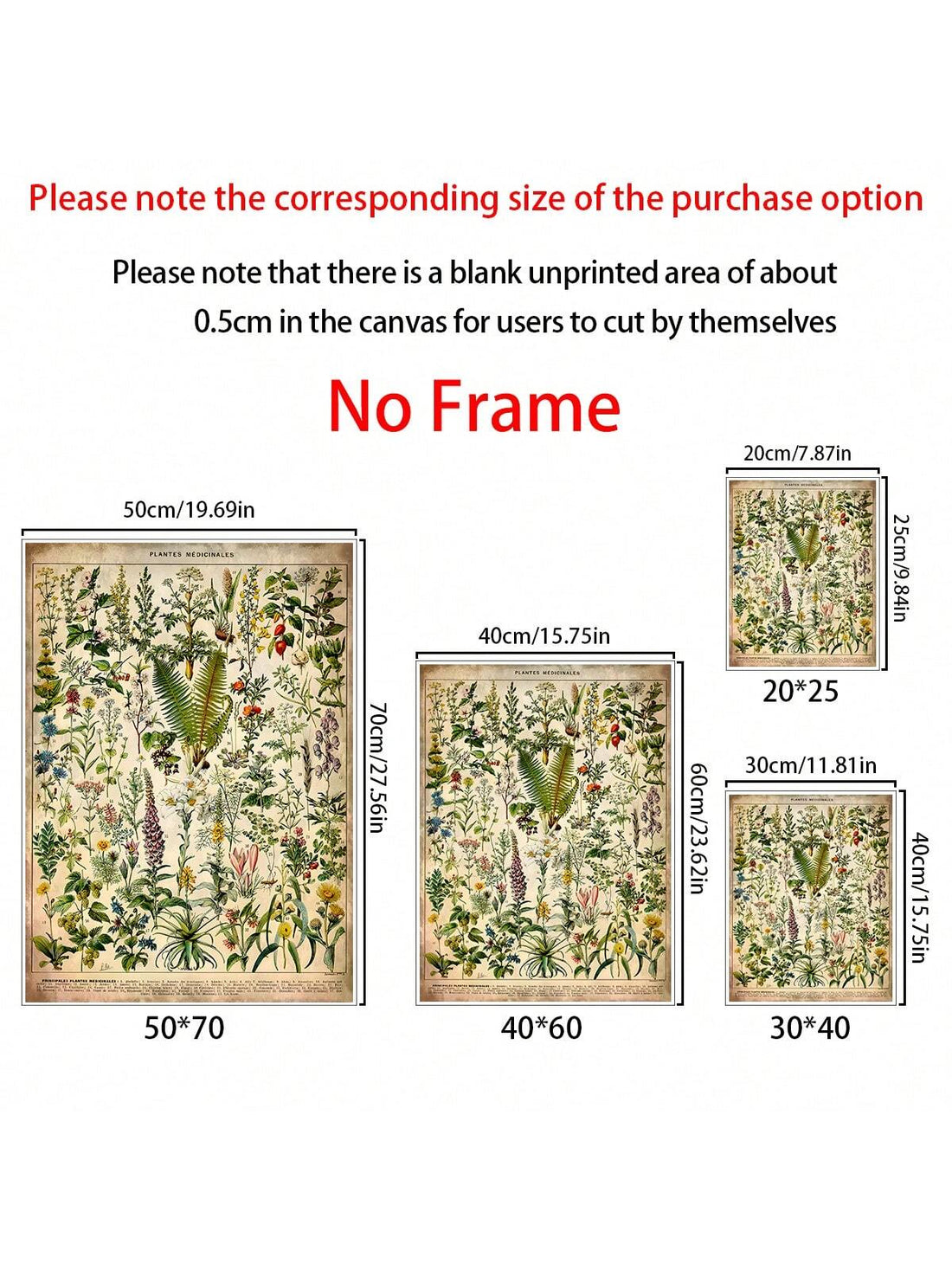 Bring a touch of vintage charm and botanical knowledge to your space with this Vintage Medicinal Herbs Canvas Poster. Carefully illustrated to showcase traditional medicinal plants, this educational wall art serves as both a decorative piece and a resourceful guide. Perfect for home libraries, offices, or wellness centers, it enriches your environment with historical insights into natural remedies while adding an elegant, timeless aesthetic. Crafted on durable canvas, it promises lasting beauty and clarity 