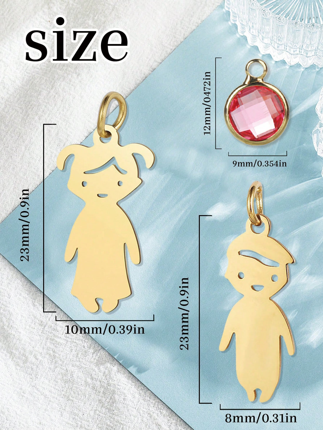 This customized birthstone keychain is the perfect gift for moms, dads, and couples. Each keychain is uniquely designed with a personalized birthstone that holds special significance. Made with high-quality materials, this keychain is a meaningful and lasting way to show someone you care.