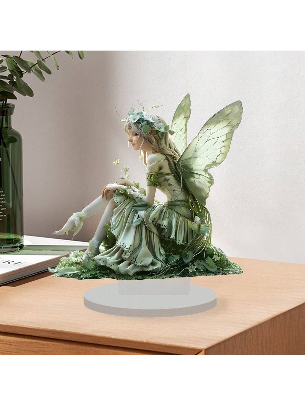 Elevate your home decor with our Enchanting Acrylic Butterfly Fairy with Glowing Ball! This Bohemian-style piece will add a touch of whimsy to any space. Made of premium quality acrylic, it features a glowing ball to bring warmth and charm to your living room, bedroom, or office.