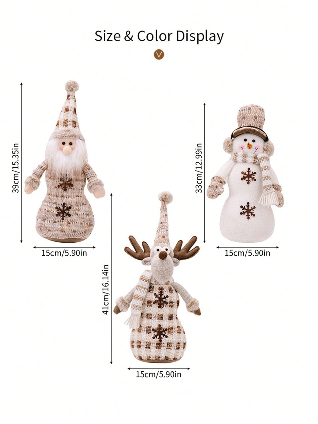 Add a touch of European charm to your holiday decor with our Christmas figurine ornaments. With intricate details and festive designs, these ornaments are perfect for both windows and desktops. Bring the magic of Christmas into your home with these charming decorations.