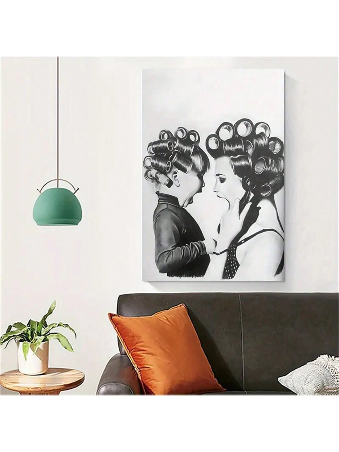 Elevate your home decor with our Chic Vintage Hair Salon Wall Art. Black and white canvas poster adds a touch of trendiness, perfect for any space. Make a statement with this stylish piece that complements any interior design. Get inspired and create a sophisticated atmosphere with this chic wall art.