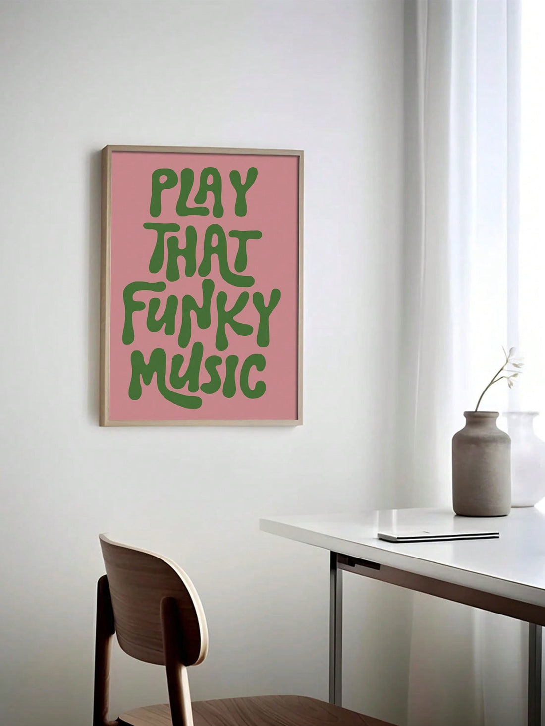 Elevate the ambiance of your home or bedroom with the Playful Music Lyrics Canvas Poster. This aesthetic wall art features a unique design that combines music and art, creating a captivating display. Crafted with high-quality canvas, this poster is a perfect addition to any room.