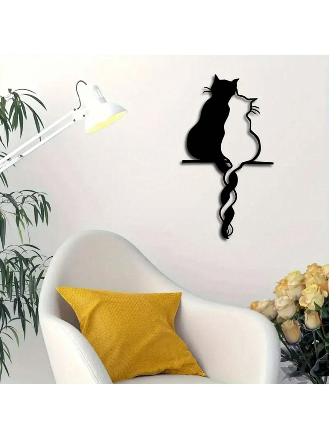 Add some feline flair to your home or outdoor space with our Modern Minimalist Cat Metal Wall Art. Made with high-quality metal, this piece features a sleek and contemporary design that is both stylish and durable. Perfect for cat lovers, this art adds a touch of modern charm to any setting.