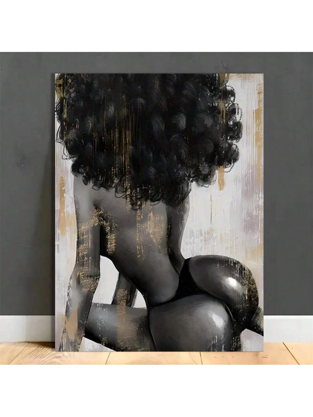 This canvas wall art celebrates and empowers African American women through powerful imagery and messages. Made from high-quality materials, this piece is both a beautiful addition to any space and a meaningful statement about diversity and empowerment.