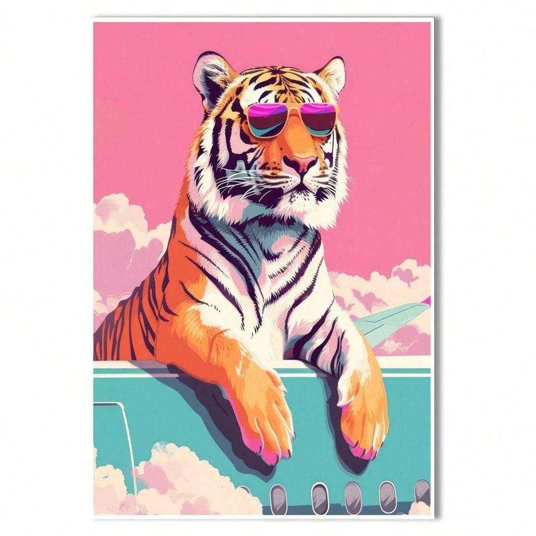 Upgrade your home decor with the stylish and modern Trendy Pink Tiger Canvas Art. Featuring an eclectic vintage design, this wall decor piece adds a touch of sophistication to any room. Made with high-quality materials, it is the perfect addition to your art collection.