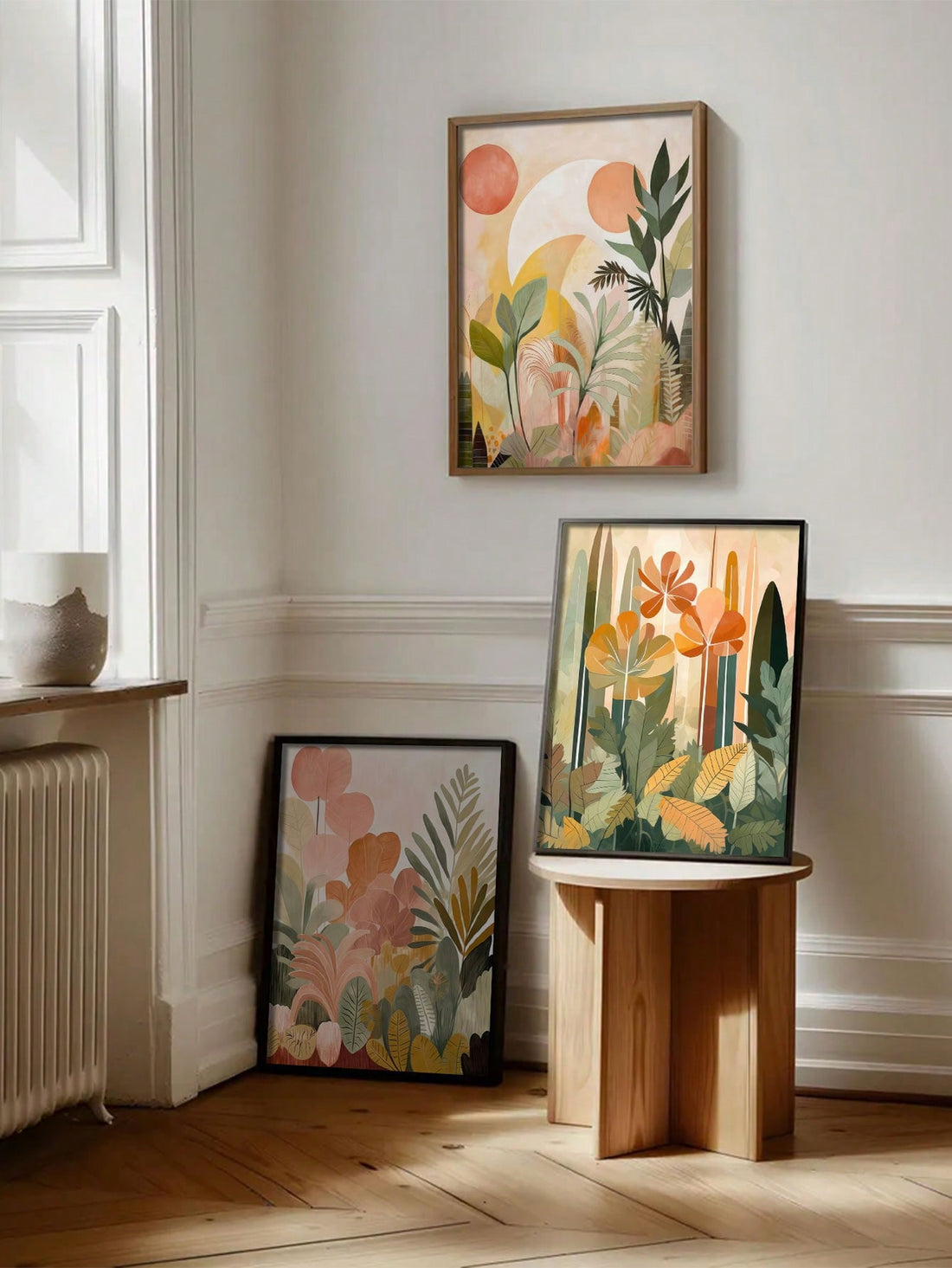 Transform your living room and bedroom into a tropical oasis with our Bohemian Oasis 3-Piece Wall Art Set. Featuring a vibrant and captivating tropical jungle theme, this set is perfect for adding a touch of nature and adventure to any space. Expertly crafted and designed to enhance your decor, this set is a must-have for any home.