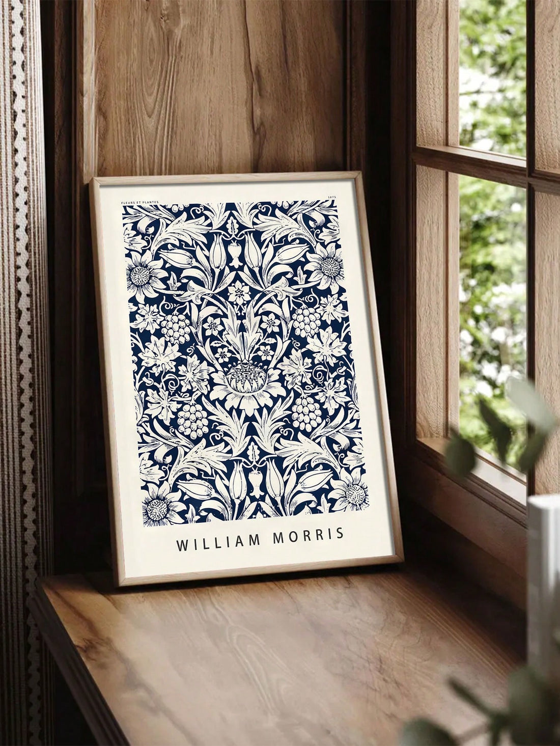 Enhance the aesthetic of any space with this William Morris Floral Canvas Poster. Perfect for home décor or adding whimsy to a child's room, this elegant wall art boasts a timeless design by renowned artist William Morris. Made from high quality canvas, it is a durable and tasteful addition to any room.
