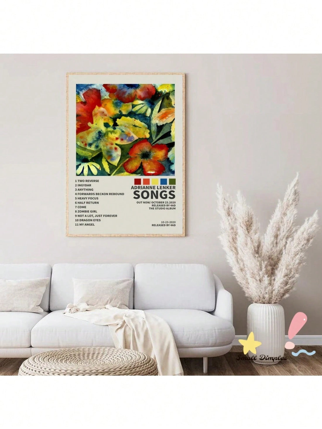 Enhance your home decor with this stylish canvas art print featuring Adrianne Lenker's songs album. Made from high-quality materials, this poster is a great addition to any music lover's collection. Show off your love for this talented artist while adding a touch of sophistication to your living space.