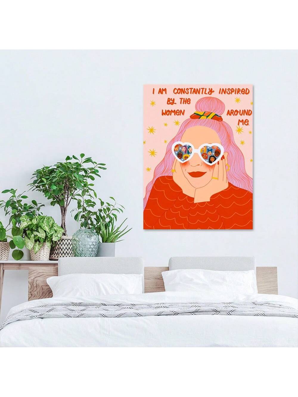 Featuring powerful quotes from inspirational women, the Empowerment Vibe Canvas Art is perfect for modern spaces. Let these words of wisdom serve as a reminder of your own strength and potential. Elevate your surroundings with this motivational piece.