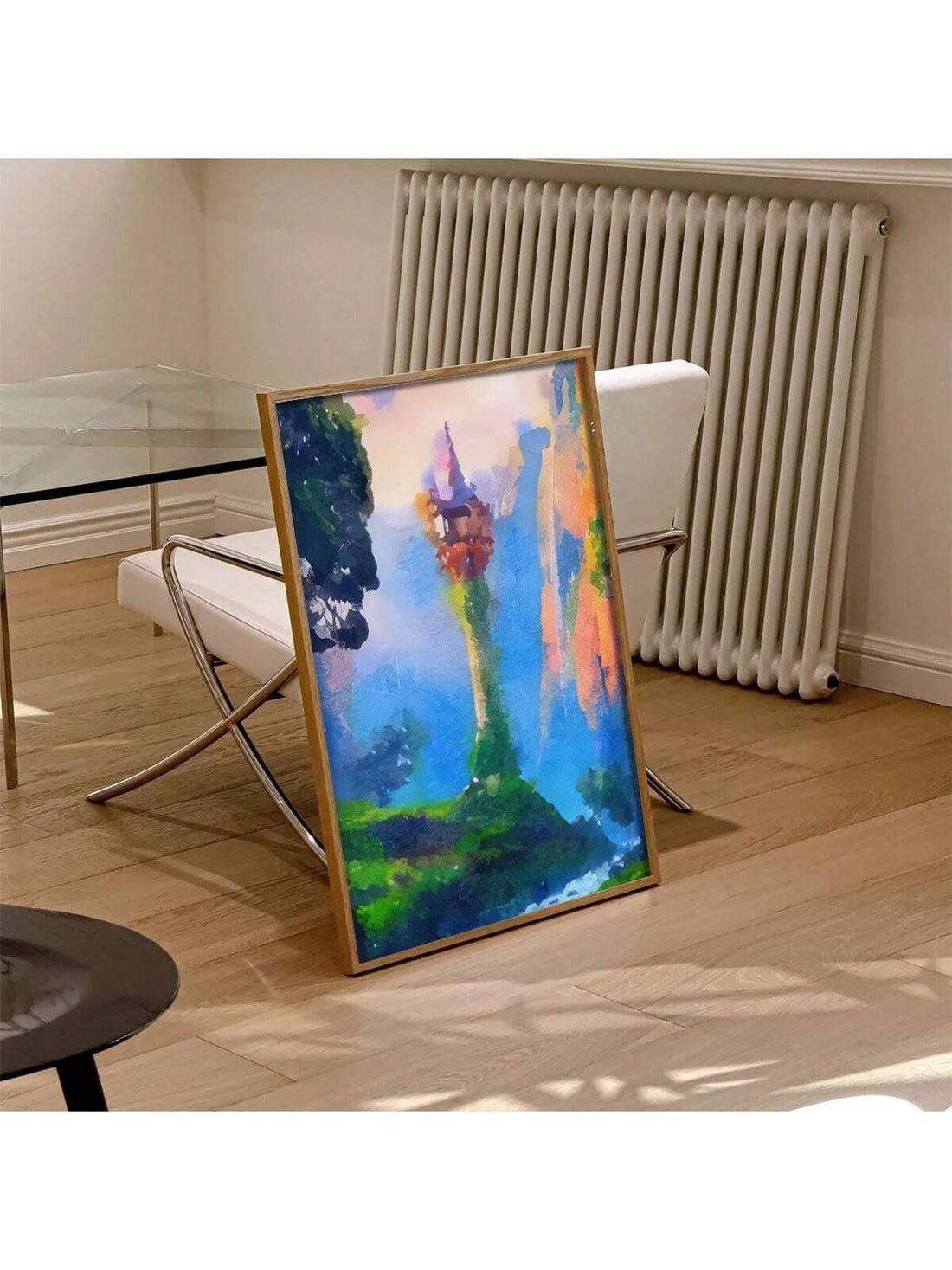 Transform your living space into a whimsical escape with our Enchanting Tangled Canvas Art Set. Featuring a captivating Rapunzel's Lantern River scene, this canvas art set adds a touch of magic to any modern home decor. Enjoy the enchanting atmosphere this piece creates and bring your favorite fairy tale to life.