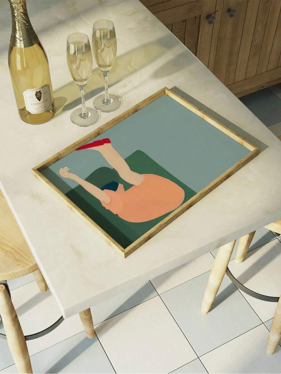 Elevate your space with this contemporary canvas poster featuring a relaxed, modern aesthetic.
