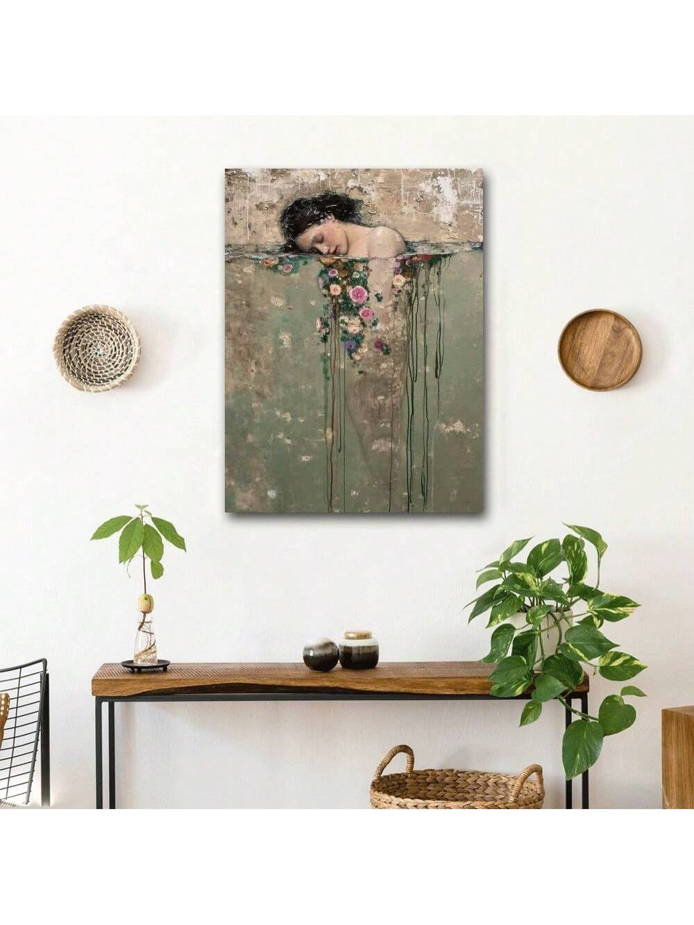 Introduce a touch of elegance to your modern home décor with our Dreamy Floral Water Portrait Art Print. This framed canvas features a stunning floral watercolor design that will add a dreamy and sophisticated feel to any room. Made with high-quality materials, it's the perfect addition to your art collection.