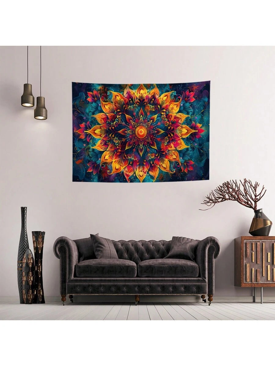 floral mandala tapestry product image 8