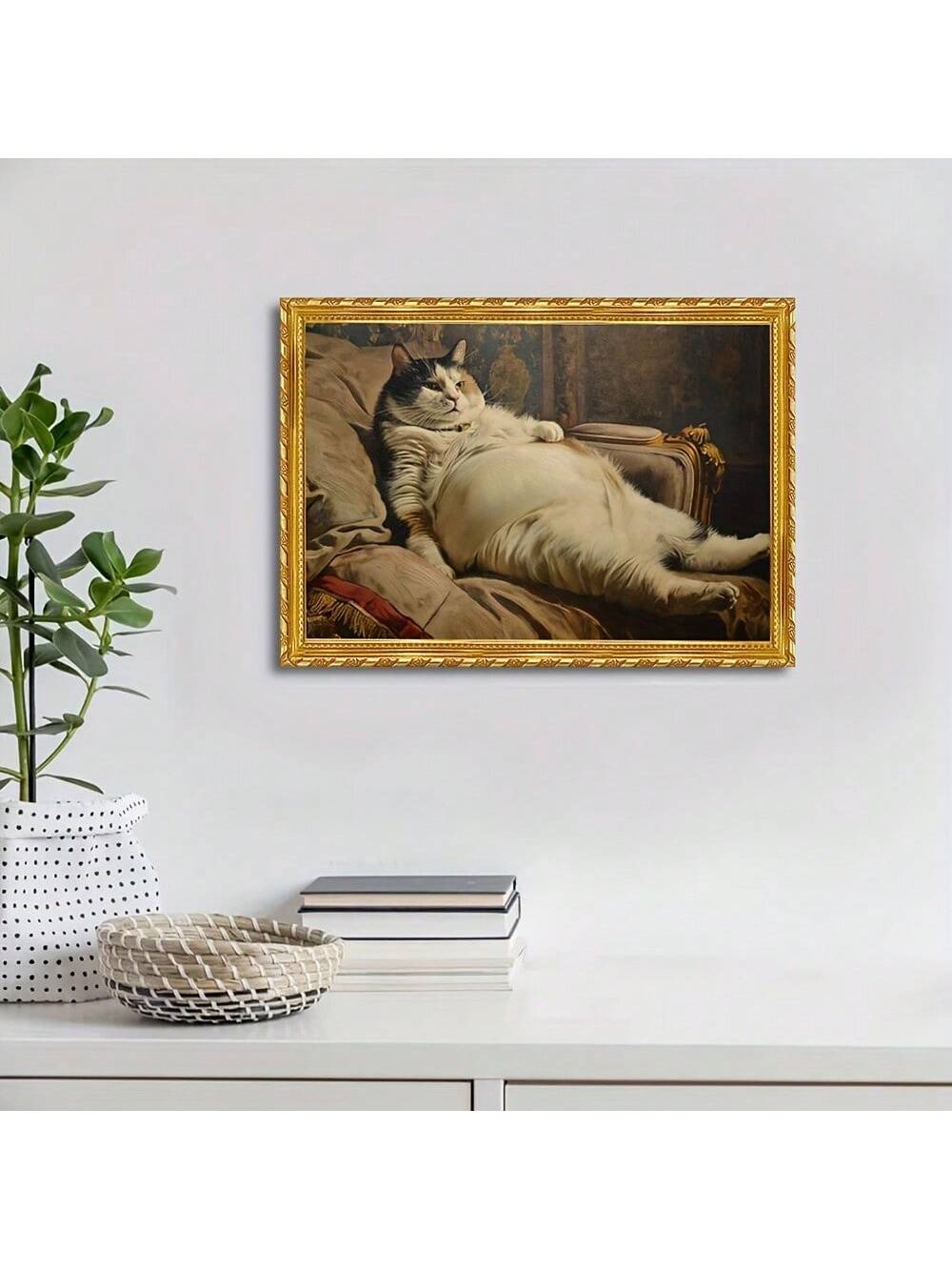 Transform any room into a charming and whimsical space with our Victorian Cat Portrait Poster. The intricate details and soft colors will add a touch of elegance to your décor. Made with high-quality materials that will last for years to come. Perfect for any cat lover or lover of all things whimsical.