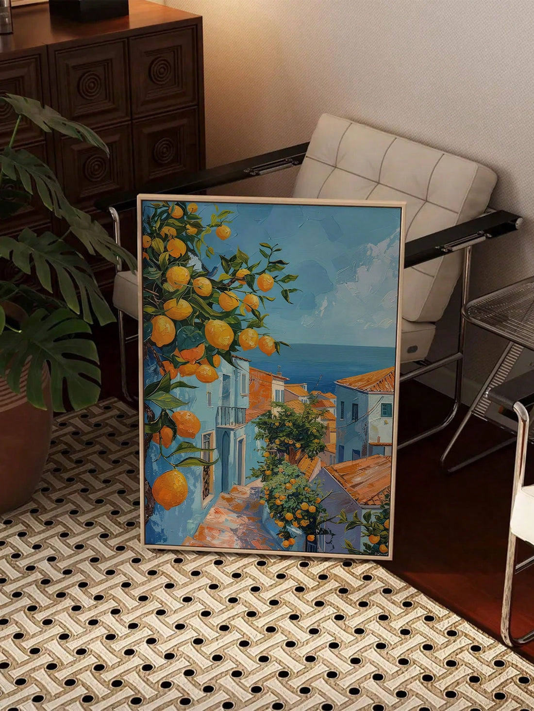 This vibrant orange canvas wall art adds a modern and stylish touch to any home or office décor. Made with high-quality materials, this poster is durable and long-lasting. Perfect for adding a pop of color and personality to any space.