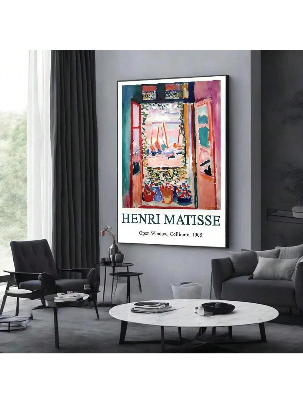 Elevate your home decor with the Henry Mathis Picasso-Inspired High-Definition Canvas Art Poster. This unframed canvas poster is inspired by the renowned artist, bringing a touch of retro charm to any space. With high-definition printing, this poster captures every detail of the original artwork for a stunning display.