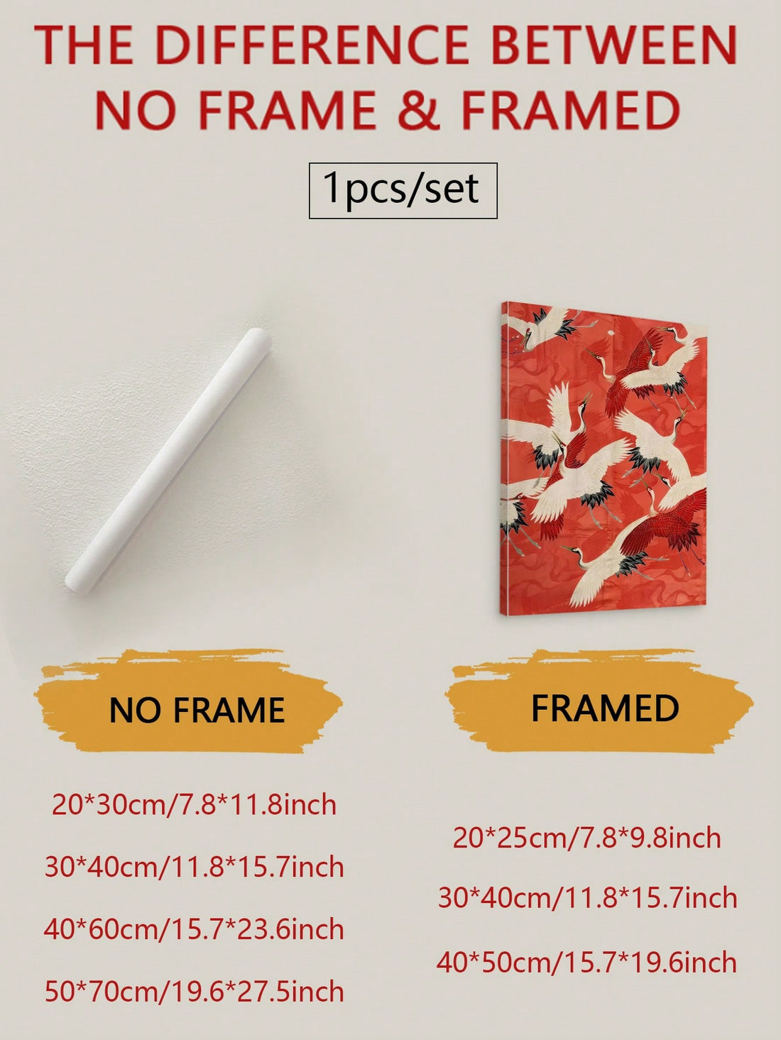 Add a touch of elegance to any space with our Exquisite Red-Crowned Crane Canvas Wall Art. Inspired by Japanese tradition, this stunning piece is perfect for home or office decor, or a unique gift. Made with high-quality materials, it will provide a beautiful and sophisticated touch to any room.