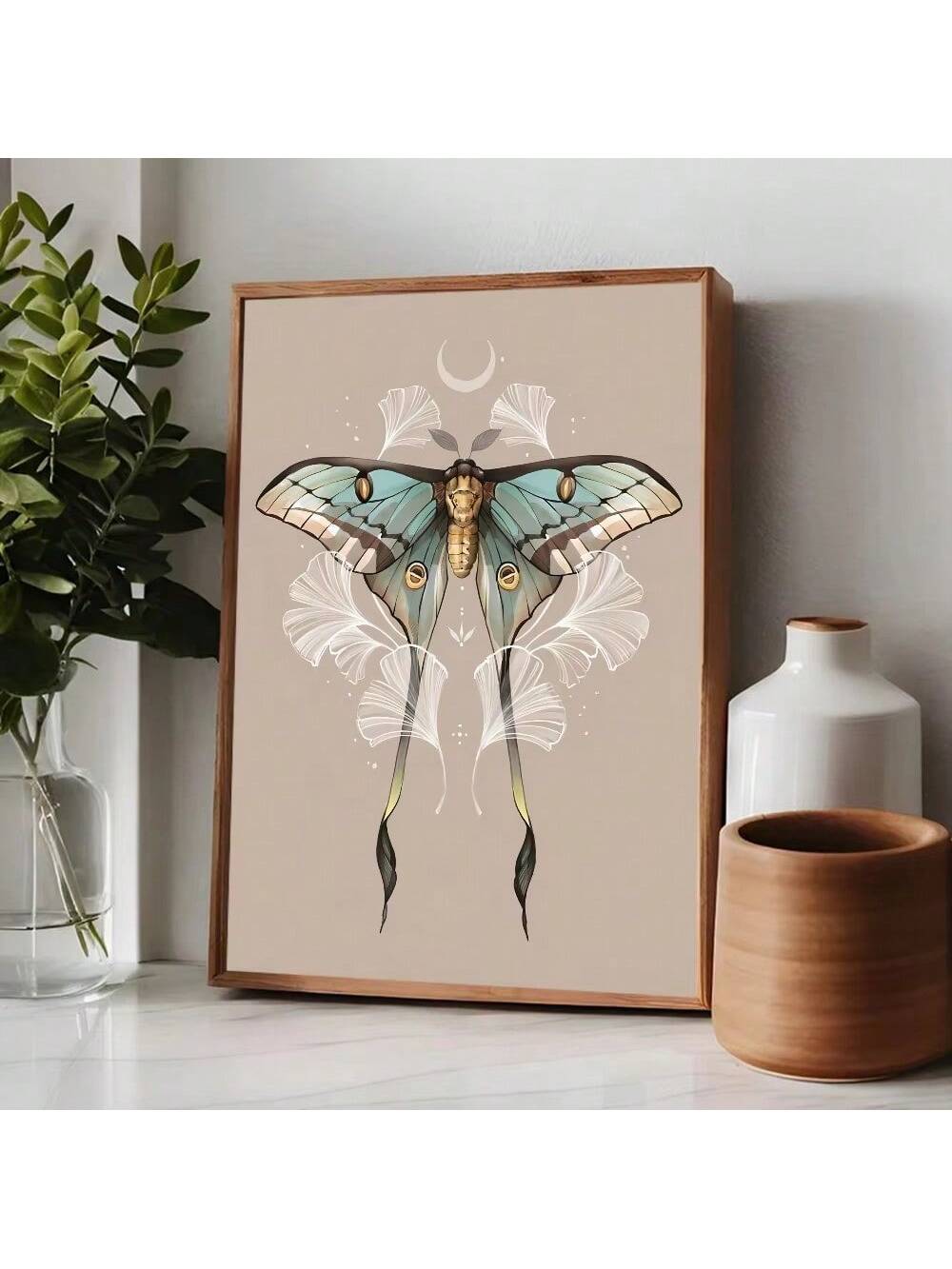 Transform your space with this captivating HD retro butterfly and insect wall art poster, blending vintage aesthetics with contemporary kawaii charm.