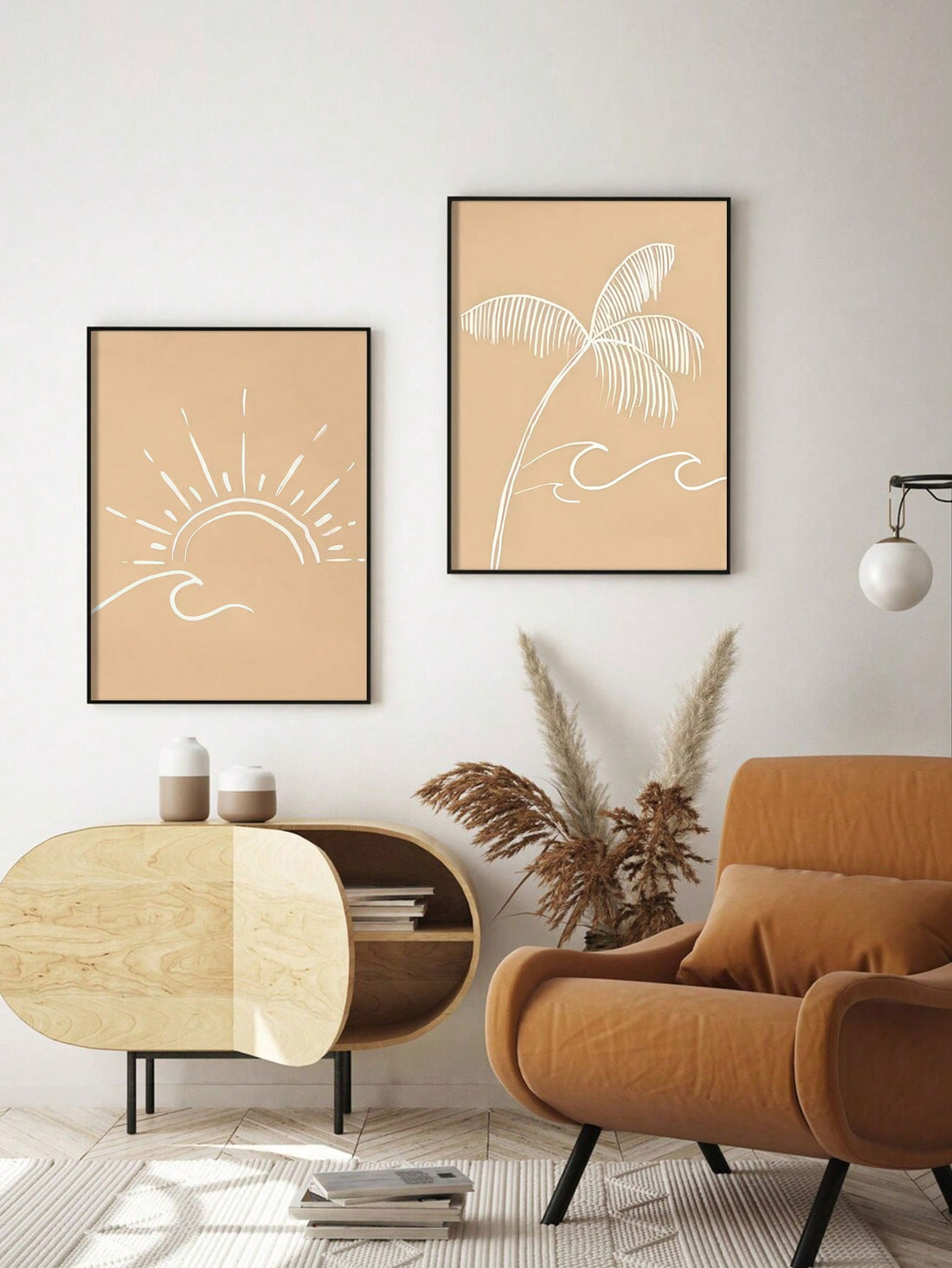 Elevate your living space with this Modern Beach Palm Canvas Wall Art Set, featuring two frameless pieces that capture the serene beauty of coastal palms. Perfect for living rooms and kitchens, this surf-inspired decor adds a fresh, contemporary touch to any room. Its minimalist design complements various interior styles, making it an ideal holiday gift for those who appreciate modern beach aesthetics. Durable and easy to hang, this set brings a calming seaside vibe to your home effortlessly.