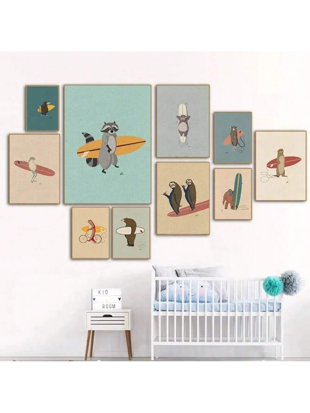 Introduce a touch of adventure and whimsy to your home decor with Majestic Animal Water-Skiing Canvas Art. This beautifully designed piece is perfect for your bedroom or living room, adding a unique and playful touch to any space. Bring a smile to your face with this eye-catching canvas art.