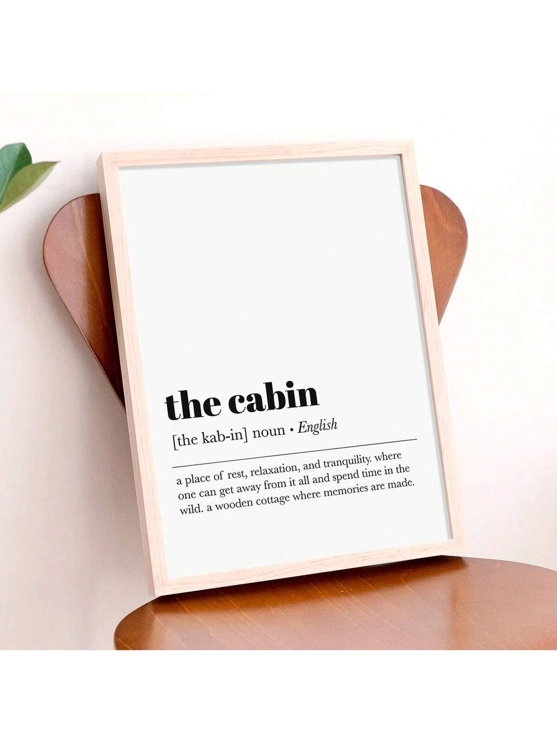 Add an elegant touch to your home decor with our Minimalist Cabin Definition Wall Art. This chic printable piece adds a cozy feel to any room, making it the perfect addition to your home. With a simple and clean design, this wall art is sure to create a warm and inviting atmosphere for all to enjoy.