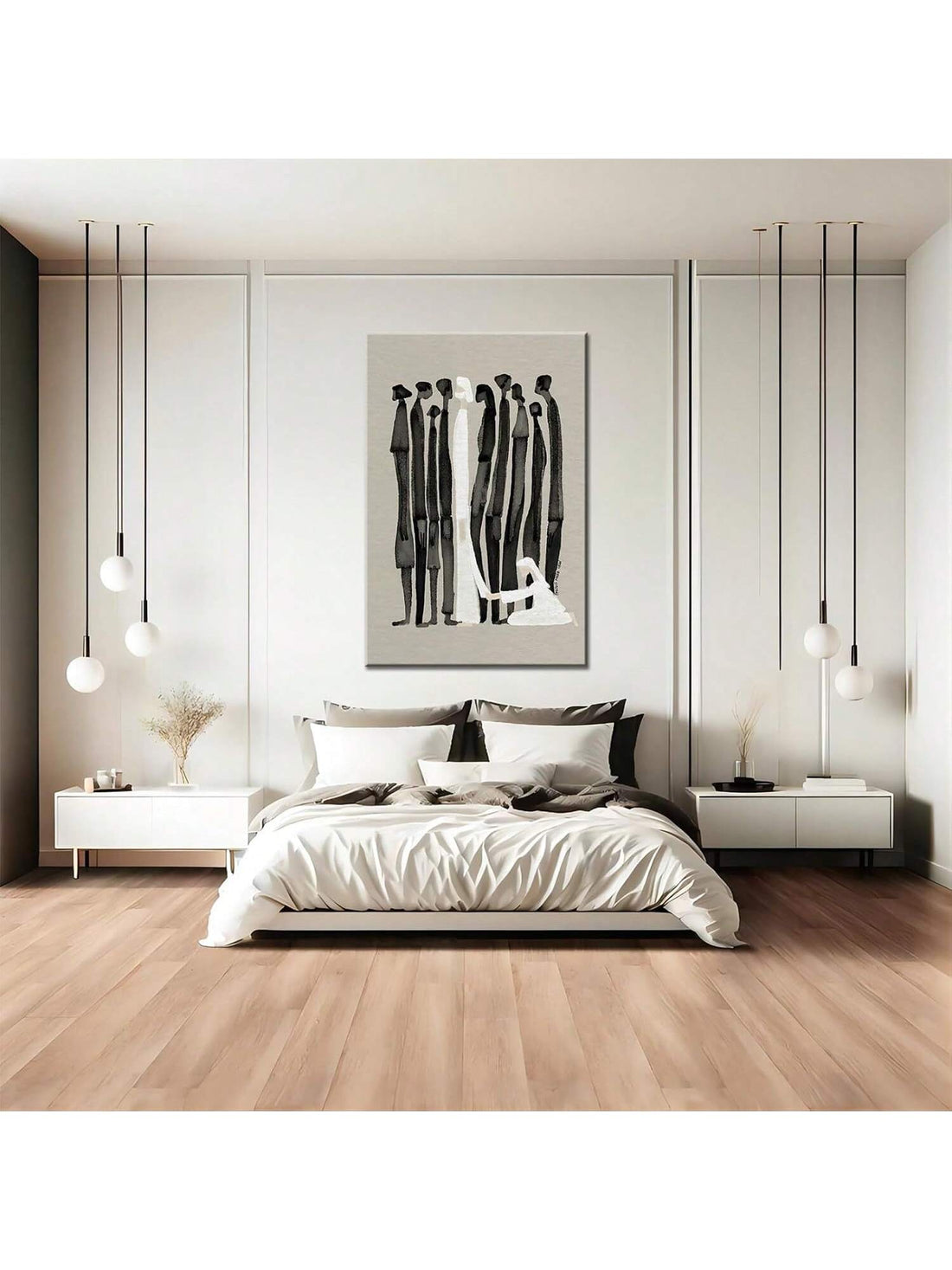This framed canvas art beautifully captures a profound moment of faith, depicting a woman touching Jesus. Designed as inspirational Christian wall decor, it adds a meaningful and serene touch to any room. Its high-quality craftsmanship ensures lasting vibrancy and durability, making it an elegant choice for those seeking to enrich their space with spiritual significance and artistic expression.
