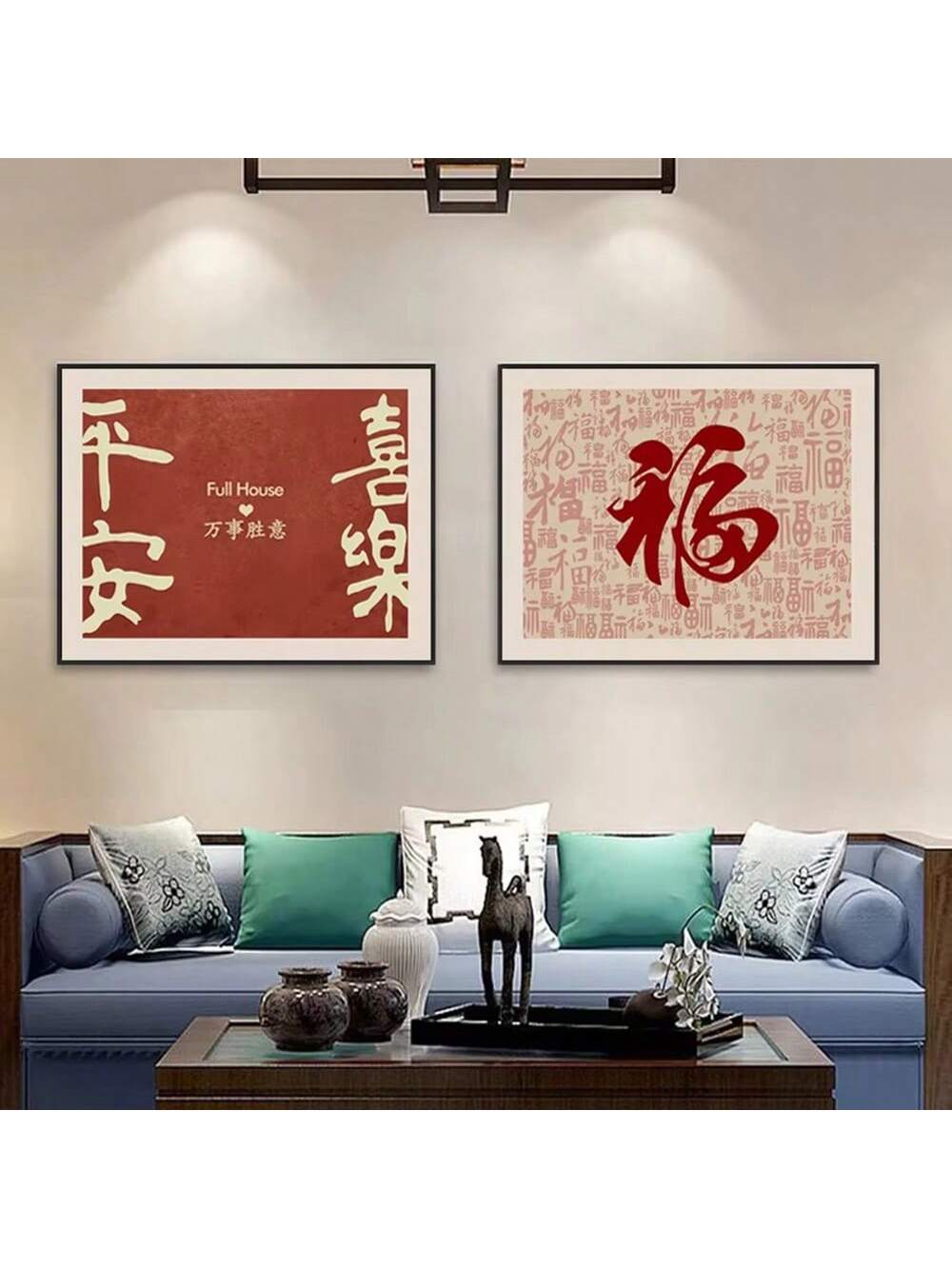 Add a touch of elegance to any room with this stunning Frameless Red Calligraphy Canvas Art. Featuring beautiful blessings for the Year of the Snake, this canvas art is sure to bring luck and prosperity to your space. Made with high-quality materials and expertly crafted, this piece is a must-have for any art lover or collector.