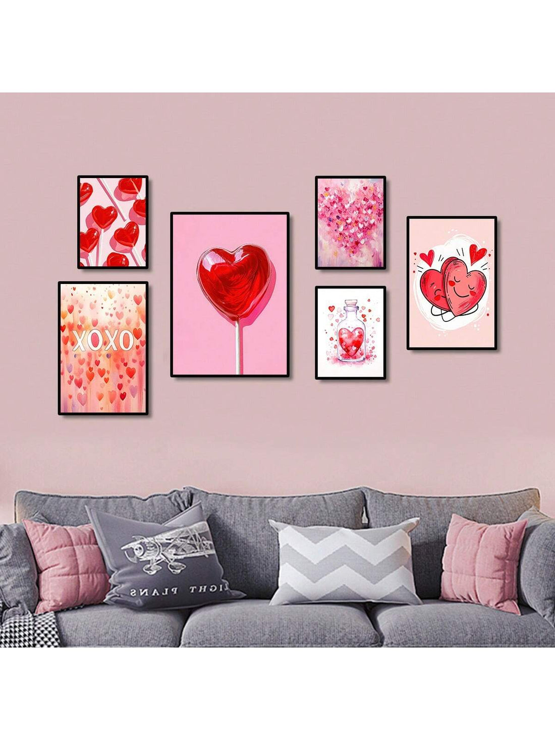 Add a touch of love to your home with the Love in Full Color poster by FajerminArt. Featuring a vibrant red heart candy design, this Valentine's Day poster is the perfect addition to your cozy decor. Made with high-quality materials, this poster is a must-have for all lovebirds.