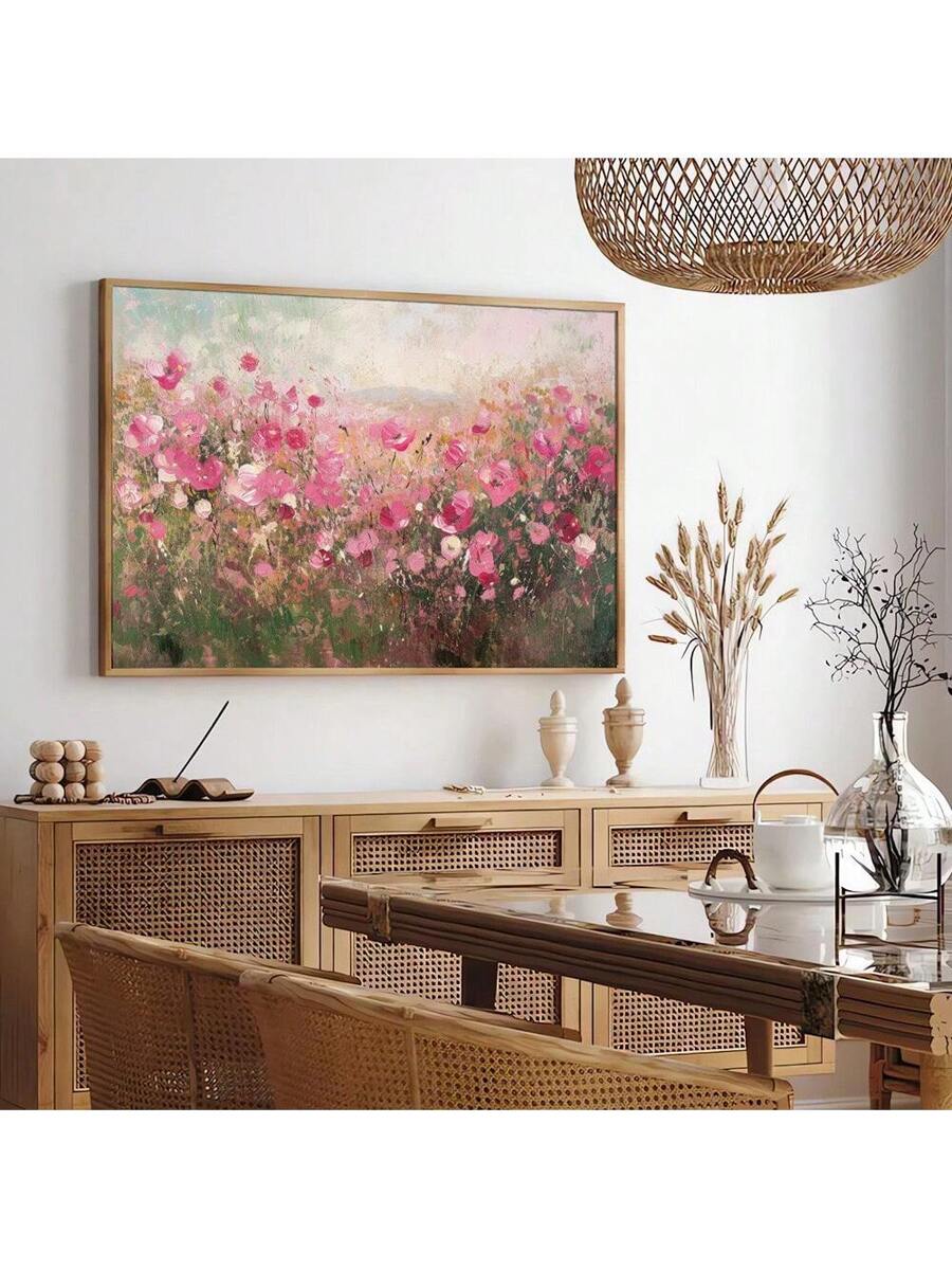 Transform your space with this stunning boho botanical wildflower poster print. Featuring organic, hand-drawn florals in warm apricot tones, this aesthetic canvas art brings natural beauty and modern sophistication to any room. Perfect for living rooms, bedrooms, home offices, and dining areas, it adds a touch of bohemian charm without overwhelming your décor. The graphic design celebrates nature's delicate details while complementing contemporary interiors. Printed on quality chemical fiber material for du